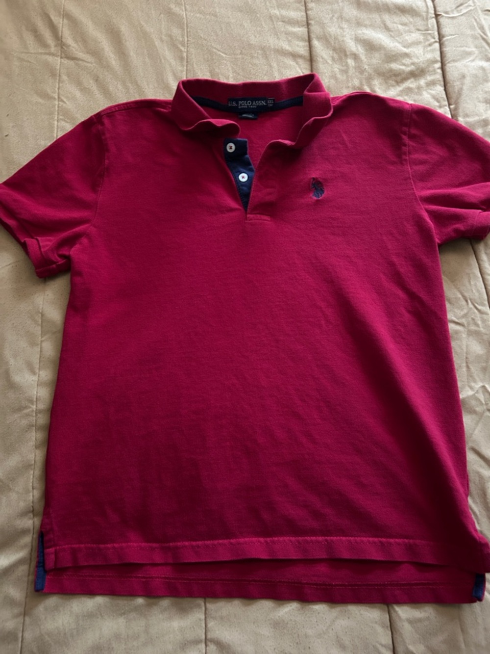 U.S. Polo Assn. Boy’s Red Polo Shirt